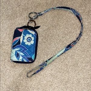 Vera Bradley ID case and Lanyard